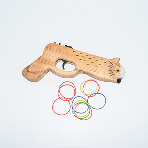 Jouet de sports de plein air élastiques en forme d'animal hibou jouet <span class=keywords><strong>pistolet</strong></span> enfants <span class=keywords><strong>tir</strong></span> jouant en bois jouet <span class=keywords><strong>pistolet</strong></span> - Product Image 3
