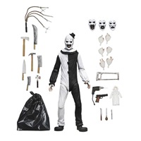 Figurine NECA Terrifier Art Clown Ultimate Edition 7 pouces en PVC, entièrement articulée, jouet de dessin animé, objet de collection de film d'horreur, plusieurs versions
