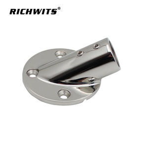 ขายึดท่อกลมสแตนเลส 316 แบบ 30 องศา สำหรับราวระเบียงเรือยอชท์ อุปกรณ์เรือแบบโค้งมน - Product Image 4