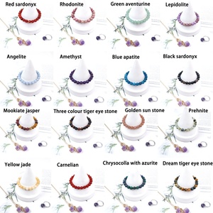 Vente en gros en vrac Matériaux mixtes Crystal Craft <span class=keywords><strong>Perle</strong></span> polie Ensemble de bijoux pour la décoration - Product Image 4