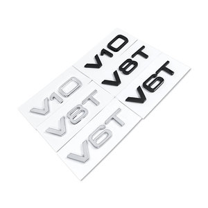 สติกเกอร์ฝากระโปรงรถ ABS สไตล์ V6T V8T <span class=keywords><strong>V12</strong></span>เทอร์โบสัญลักษณ์ TFSI สำหรับ Q5 <span class=keywords><strong>Audi</strong></span> Q7 A4 <span class=keywords><strong>A8</strong></span> A6 - Product Image 4