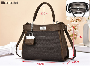Custom <b>Women</b> Small <b>Black</b> Crossbody <b>Bag</b> Fashion Pu Leather Shoulder Handbag Lightweight Daily Purse - Product Image 6