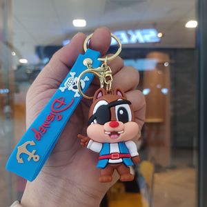 Porte-clés Mickey et Minnie en PVC écologique durable, figurines Donald Duck et Margarida, pendentif de voiture pour couples, cadeau - Product Image 4