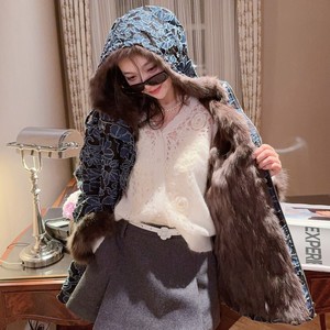 Factory <strong>Sale</strong> Reversible Real Fur Hooded Fur Parka Luxury Style Designer <strong>Mink</strong> <strong>Coat</strong> Women Autumn Winter Long - Product Image 4