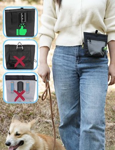 Free sample Wholesale Silicone Waterproof Outdoor Food Container Treat <b>Pouch</b> Puppy Pet <b>Dog</b> Portable Snack Bag - Product Image 4