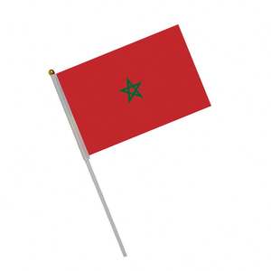 Bandera Nacional de Arabia Saudita para Agitar con la Mano, de Poliéster Duradero, con Impresión Serigráfica, con Asta, para Fútbol, Venta al por Mayor - Product Image 4