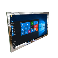 Miroir tv intelligent et Android en verre personnalisable avec fonction complète, intelligent avec écran tactile, miroir magique intelligent avec caméra