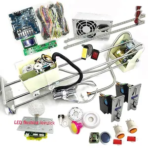 Kit diy grande/mini máquina em inglês 71cm gantry lcd, jogo, tabuleiro, garra, kits de peças