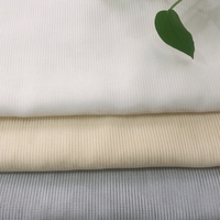 Tissu de rideau transparent en voile de polyester teint en fil blanc pour salon
