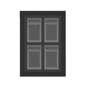Cadre d'affichage de cartes de sport Pokem personnalisé à 16 niveaux, porte-cartes en plastique à motif de logo pour l'affichage mural - Product Image 3