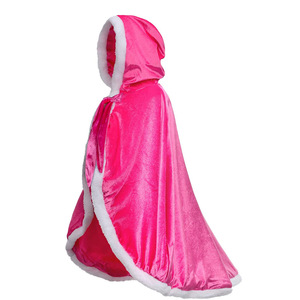 Capa de princesa para niños, vestido de fiesta, Navidad, invierno, <span class=keywords><strong>2022</strong></span> - Product Image 4