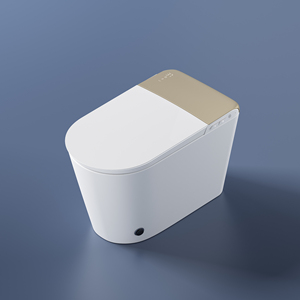 Inodoro de cerámica con bidé inteligente IPX4 con control remoto, asiento de calefacción instantánea automática, armario de inodoro con instalaciones avanzadas - Product Image 4