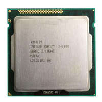 Prosesor Core I3 2100 Berkualitas Baik 3.1GHz 3MB Cache Dual Core Socket 1155 Qual Core Desktop I3-2100 CPU PC