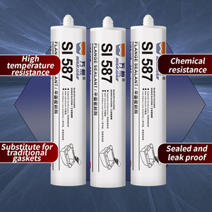 Wan Jian Silicone cao su thay thế Gasket niêm phong kháng hó<span class=keywords><strong>a</strong></span> chất linh hoạt mặt bích loại mặt bích Sealant si587 - Product Image 2