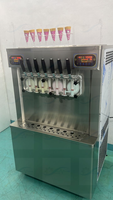 Machine à glace molle professionnelle 4+3 saveurs pour les entreprises