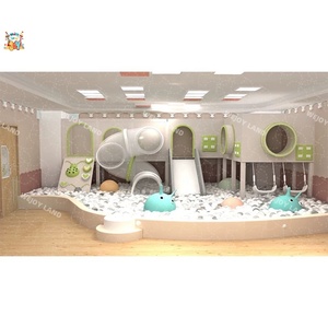 Terrain de <span class=keywords><strong>jeux</strong></span> intérieur moderne et robuste pour la maison Ensemble d'équipement de jeu souple pour enfants Terrain de jeu commercial pour enfants <span class=keywords><strong>avec</strong></span> <span class=keywords><strong>toboggan</strong></span> et piscine à balles - Product Image 4