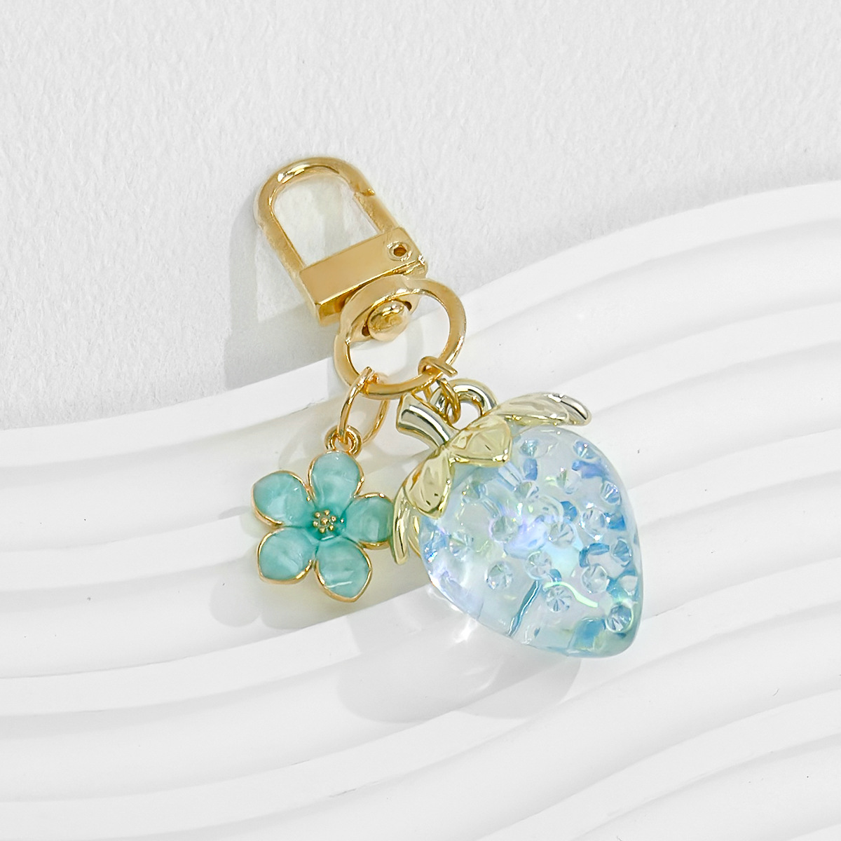 Flor de fresa azul 9766