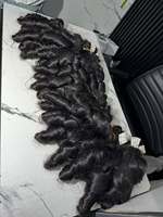 Extensiones de Cabello de Doble Trama de un Solo Donante, Cabello Rizado Vietnamita, Birmano, Indio y Camboyano, Paquetes de Extensiones de Cabello