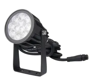 Miboxer FUTC08 6W RGB + CCT LED Garden Light DC24V impermeabile IP66 lampada da prato illuminazione elettrica cortile forma rotonda DC esterno 90 20