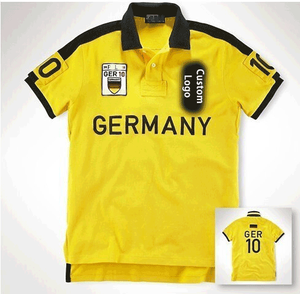 Camisetas Ralphes Casuales con Logotipo Bordado Personalizado <span class=keywords><strong>de</strong></span> Alta Calidad 100% Algodón, Camisetas Polo <span class=keywords><strong>de</strong></span> Marca City para Hombre - Product Image 3