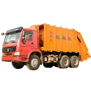 Camion à ordures d'occasion camion à ordures compact 8CBM dongfeng châssis 4x2 camions compacteurs de déchets en bon état
