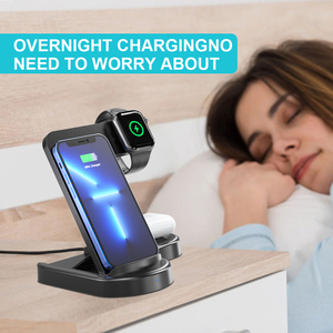 DTC แท่นชาร์จไร้สายแบบ3 in 1สำหรับ iPhone 14 Pro Watch airpods โทรศัพท์มือถือ - Product Image 5