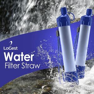 Paille filtrante à eau personnelle manuelle portable, purificateur d'urgence avec filtration de 0,01 µm et durée de vie du filtre de 12 mois pour le camping - Product Image 5