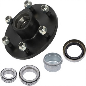 Pièces de remorque : Kit de moyeu de remorque 6 sur 5,5 pouces, remplacement pour semi-essieu de remorque 5200-6000 lb - Product Image 1