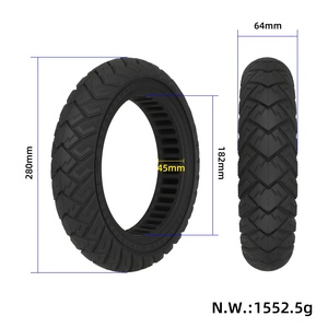 Neumático Sólido Ulip 60/90-8 de 45 mm para Xiaomi 5 Plus, Neumático Sólido Antipinchazos de Panal para Scooter Eléctrico, Sin Aire, de Almacén de la UE - Product Image 2