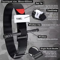 Tourniquet tactique + ensemble de boîtes Molle pour le stockage médical en extérieur, entraînement au combat, pansement d'urgence, trousse de premiers soins de survie