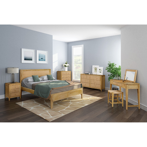 Colección ELYSIUM, Mesa de Maquillaje Moderna Minimalista de Lujo, Precio de Fábrica, Madera Sólida 2 en 1 con Cajones para Dormitorios - Product Image 3