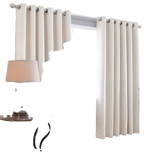 ¡Novedad de 2025! Cortinas ignífugas AY, cortina de tela personalizada, cortina de gasa, cortinas de Hotel, ventana francesa de poliéster - Product Image 2