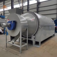 Sécheuse industrielle automatique fiable en acier inoxydable pour céréales, aliments pour animaux, sciure de bois, sable, boue, poudre avec circulation d'air chaud
