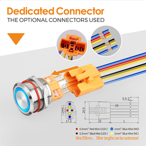 Lanboo 22 Mét Nút chuyển đổi 1no1nc 7A 220V cao-hiện tại Kim Loại <span class=keywords><strong>Micro</strong></span> chuyển đổi cho thiết bị công nghiệp và xe sửa đổi - Product Image 5