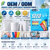 Fournisseur en gros de poudre d'isolat de protéines de lactosérum clair 22g 0g sucre, mélange pour boisson sportive 504g 18 sachets pour distributeurs importateurs, faible MOQ