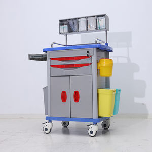 EM-ET103 Medische Spoedeisende Ziekenhuisbehandelingswagen Met Laden En Prullenbak Medicijnkar - Product Image 3