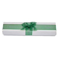 Emballage de bijoux personnalisable de haute qualité, boîte à collier portable pour la Saint-Valentin avec finition gaufrée et laminée mate