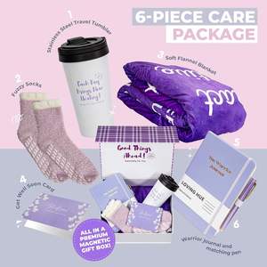 Cadeaux de rétablissement en gros pour femmes, amies, médecins 2024 – Superbe coffret de soins pour le cancer, idées cadeaux personnalisées haut de gamme pour elle - Product Image 2