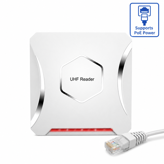 20 Meters RS232 RS485 Wiegand TCP/IP POE 9dbi Integrated Long Range UHF RFID Reader ABS Automatic Vehicle Identification