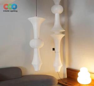 Suspension moderne japonaise <span class=keywords><strong>en</strong></span> <span class=keywords><strong>papier</strong></span> de riz, <span class=keywords><strong>lustre</strong></span> de salon intérieur à intensité variable, nouveau produit pour la décoration intérieure - Product Image 1