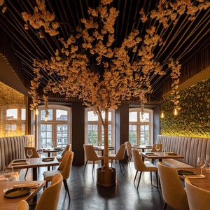 Soluciones Modernas de Diseño de Interiores Para Hoteles de Servicio Completo Para Proyectos Globales de Marriott y Hilton Conjuntos de Restaurante Material de Madera - Product Image 2