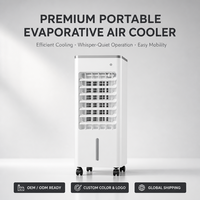 Refroidisseur évaporatif OEM à 3 vitesses avec télécommande, machine de refroidissement écoénergétique pour bureau, atelier, hôtel