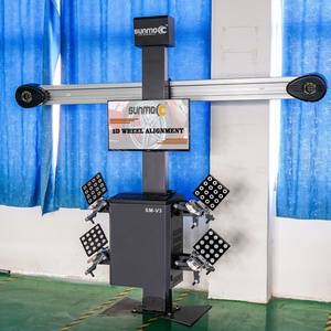 Máquina Balanceadora de Ruedas Sunmo, Desmontadora de Neumáticos y Elevador de Autos con Alineación 3D de Cuatro Posiciones SM-V3 - Product Image 5