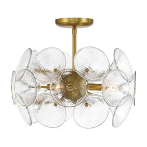 Chrome & Crystal Cylinder Modern Luxury Flush Mount Chandelier | Opulent <b>Lighting</b> for Hotel Banquet Hall & Premium Lobby - Product Image 4