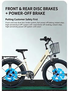 Vélo de montagne électrique tout-suspendu best-seller pour hommes et femmes, roues à 3 rayons, batterie intégrée, cadre en aluminium, E-MTB - Product Image 4