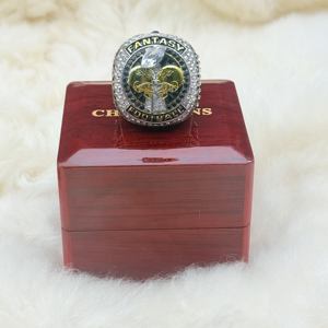 2024 FFL Liga Fantasy Football Championship Ring mit 2 Gold helmen - Product Image 5