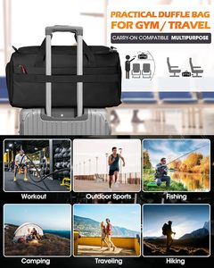Mochila Deportiva Grande Unisex de 45L para Entrenamiento, Equipaje de Mano, Bolsa de Viaje para Gimnasio - Product Image 6