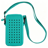 Nouveau sac mini Chinfai coréen 2026 pour femme, sacoche de téléphone portable, sac à monnaie tendance pour maman, avec Jibbitz détachable pour enfants et filles