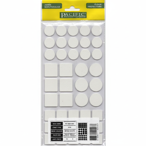 Almohadillas protectoras de suelo EVA autoadhesivas, color blanco, 20-25/20x20-25mm - Product Image 2