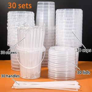 <span class=keywords><strong>Gobelet</strong></span> en <span class=keywords><strong>plastique</strong></span> réutilisable et écologique avec couvercle et paille, 34 onces, à paroi simple, transparent, pour les boissons en extérieur, les voyages, les fêtes à la piscine - Product Image 5